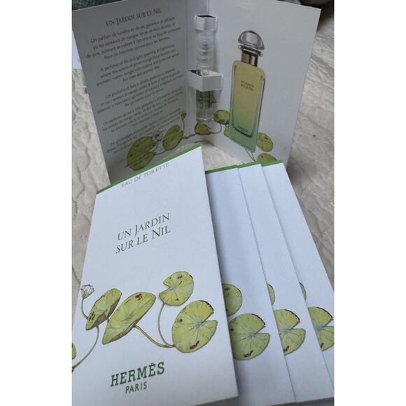 5 x Hermes Un Jardin Sur Le Nil Eau De Toilette Spray 2ml Sample - Picture 1 of 4